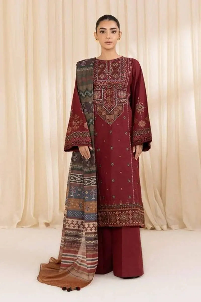 3-Piece Lawn Suit S&B THREADS