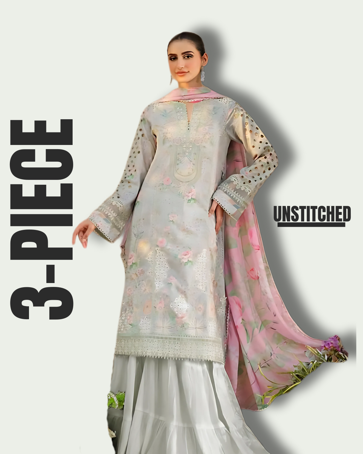 3-Piece Lawn Suit