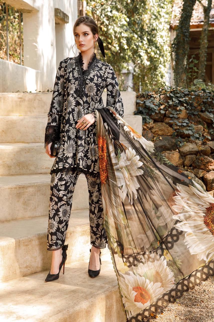 3-Piece Lawn Suit S&B THREADS