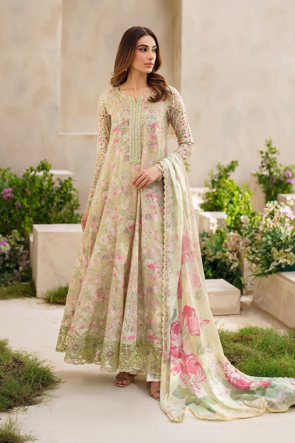 3-Piece Lawn Suit S&B THREADS