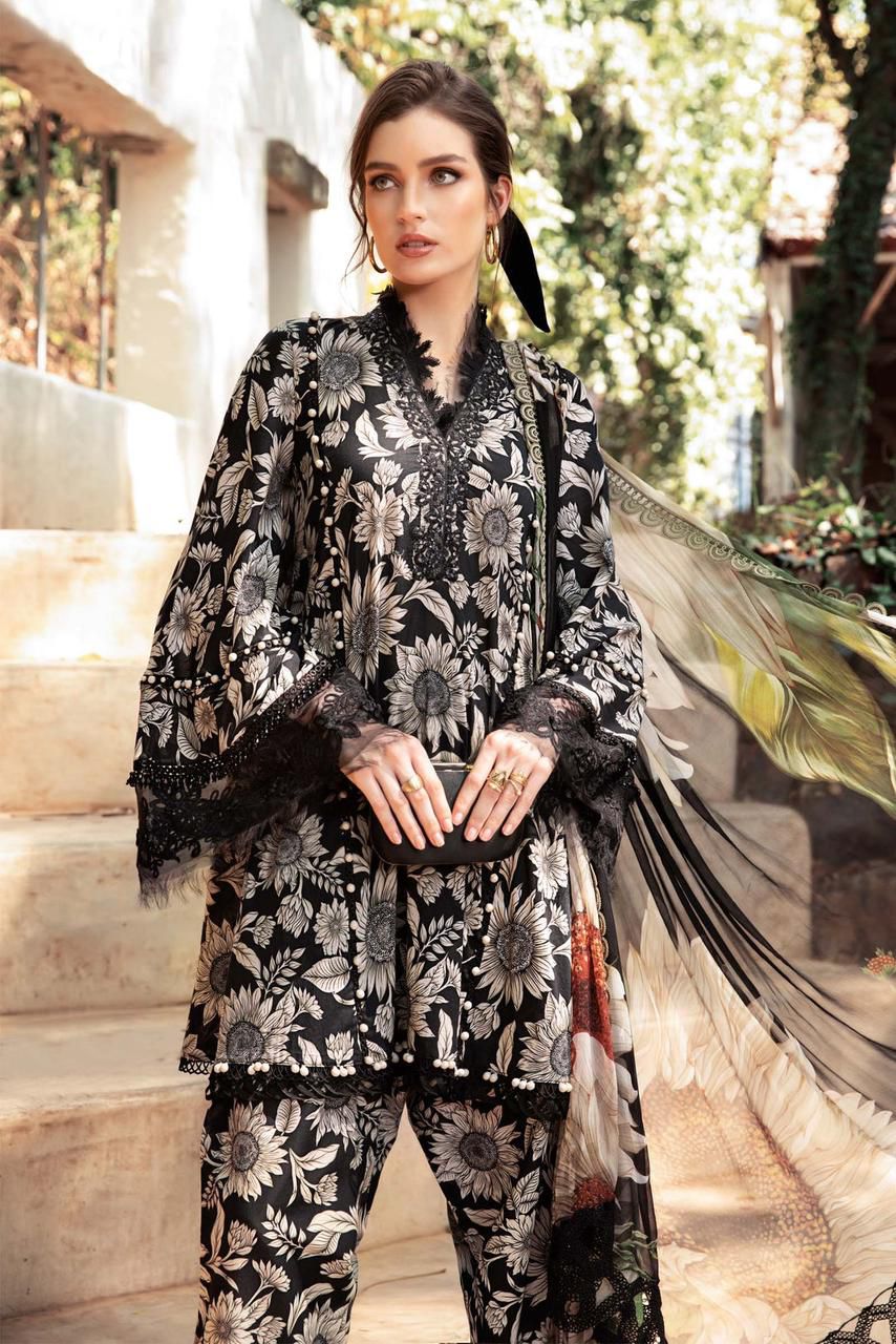 3-Piece Lawn Suit S&B THREADS