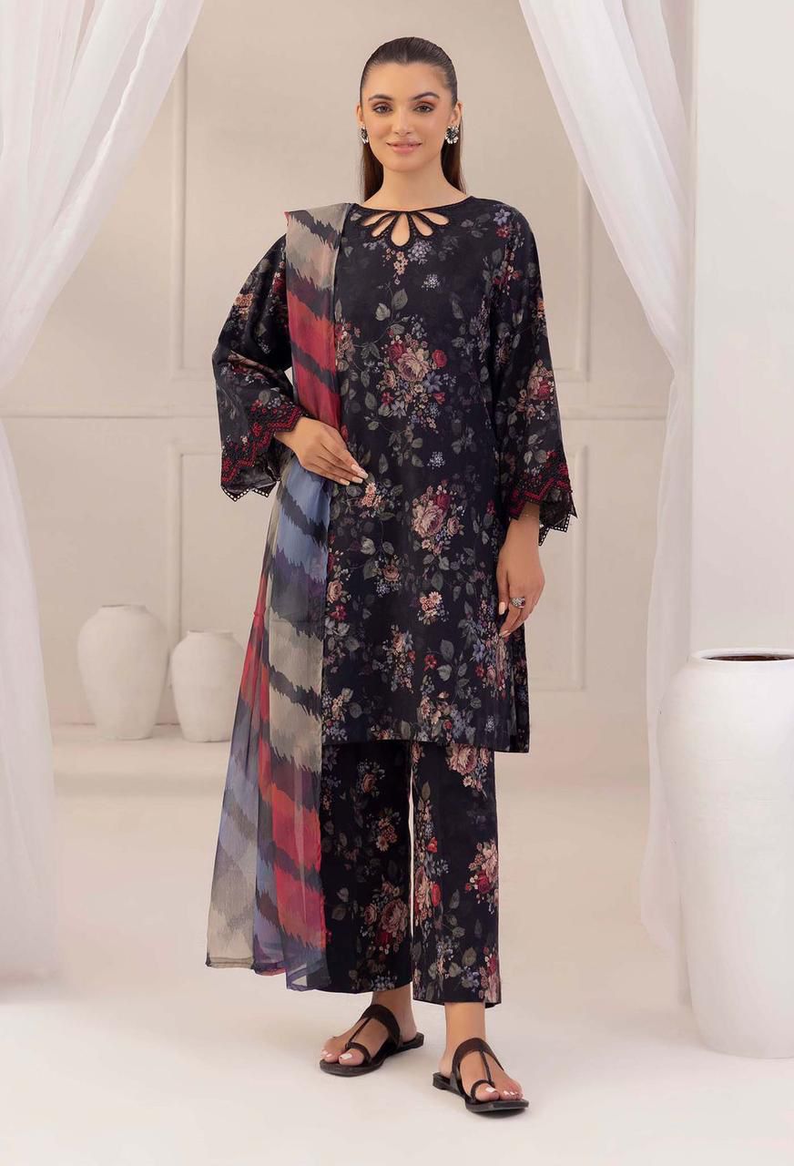 3-Piece Lawn Suit S&B THREADS